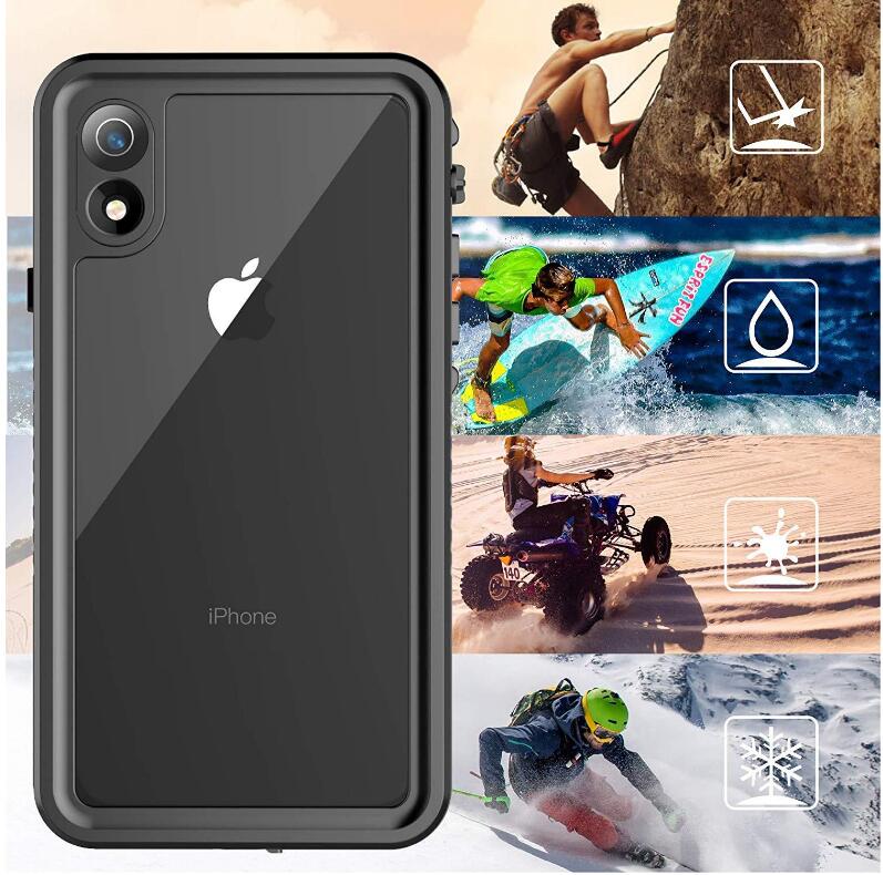 Apple iPhone XR Case Waterproof 4 in 1 Clear IP68 Certification Full Protection