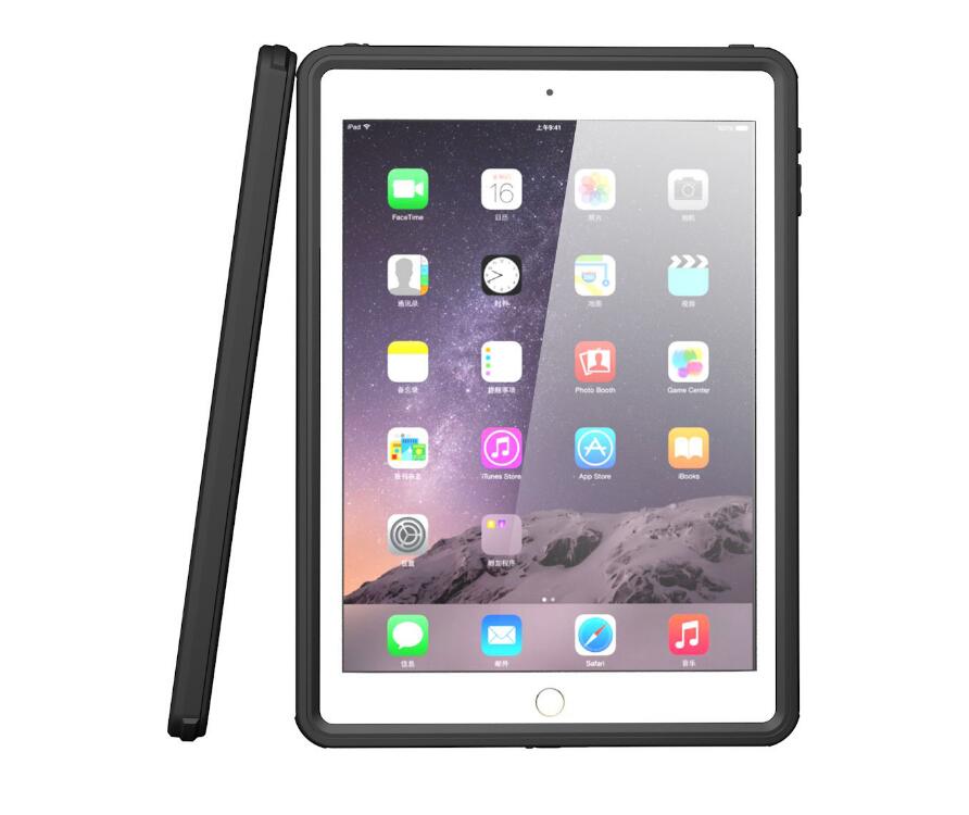 Apple iPad 6 Case Waterproof IP68 Underwater 2M with Kickstand Shoulder Strap