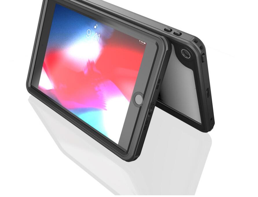 Apple iPad Mini 5 Case Waterproof IP68 Underwater 2M with Kickstand Shoulder Strap