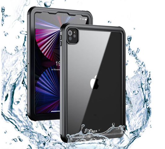 Apple iPad Pro 12.9 (2021) Case Waterproof IP68 Underwater 2M with Kickstand Shoulder Strap