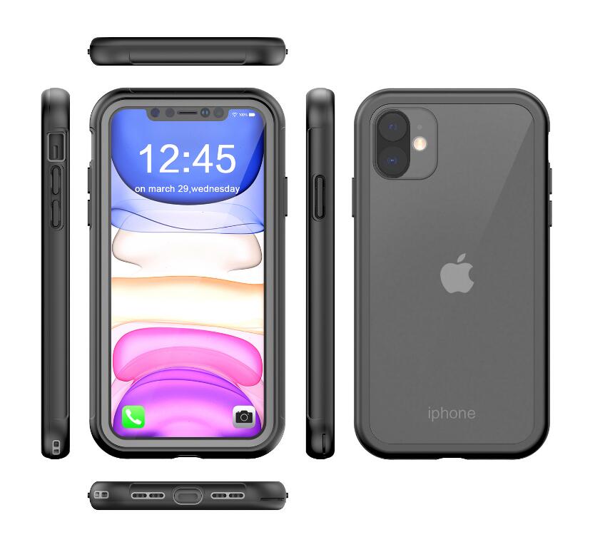 Apple iPhone 11 Case Shockproof Back Matt Transparent Anti-drop 6.6ft Meters