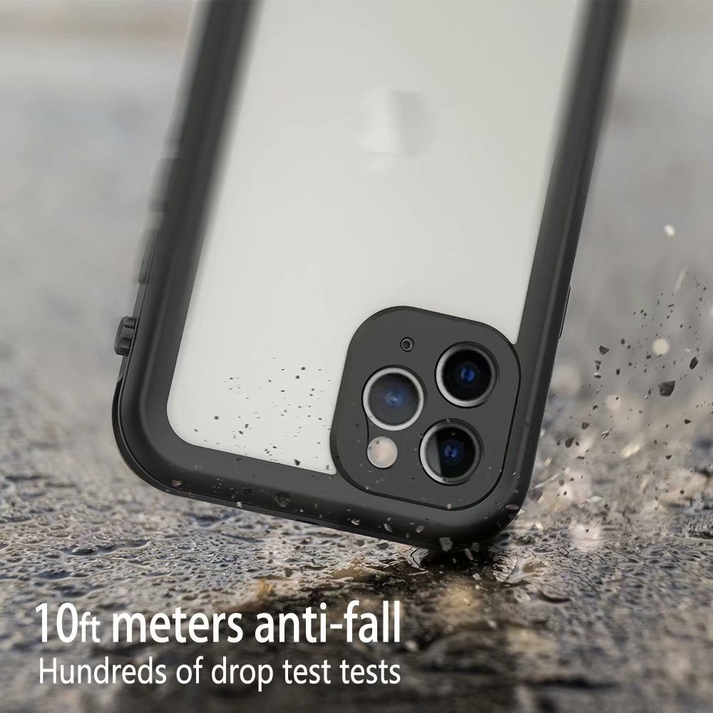 Apple iPhone 11 Pro Case Waterproof Armor Burst Underwater 6.6ft Clear Back