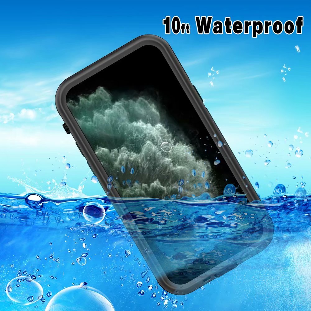 Apple iPhone 11 Pro Max Case Waterproof Armor Burst Underwater 6.6ft Clear Back