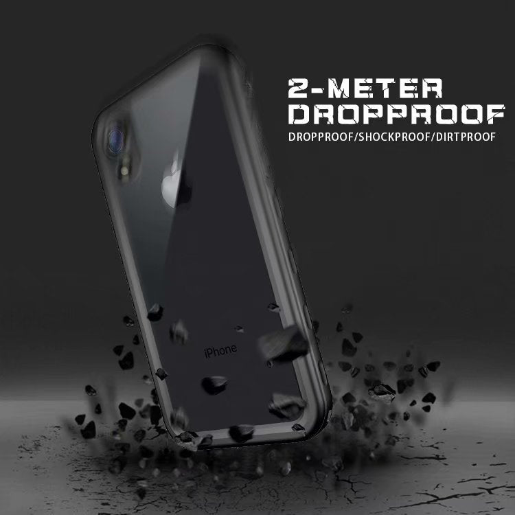 Apple iPhone XR Case Waterproof Armor Burst Underwater 6.6ft Clear Back