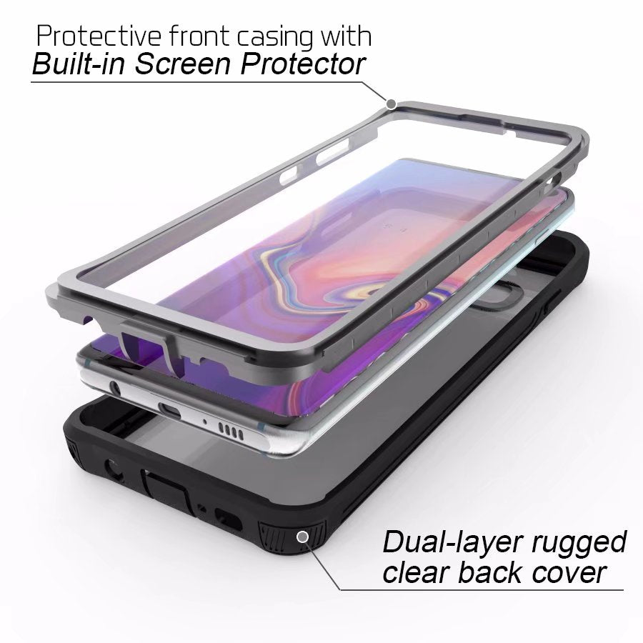 Samsung Galaxy S10 Case Rugged 360 Degree Full Coversage Protection Defense Fall 2 Meters