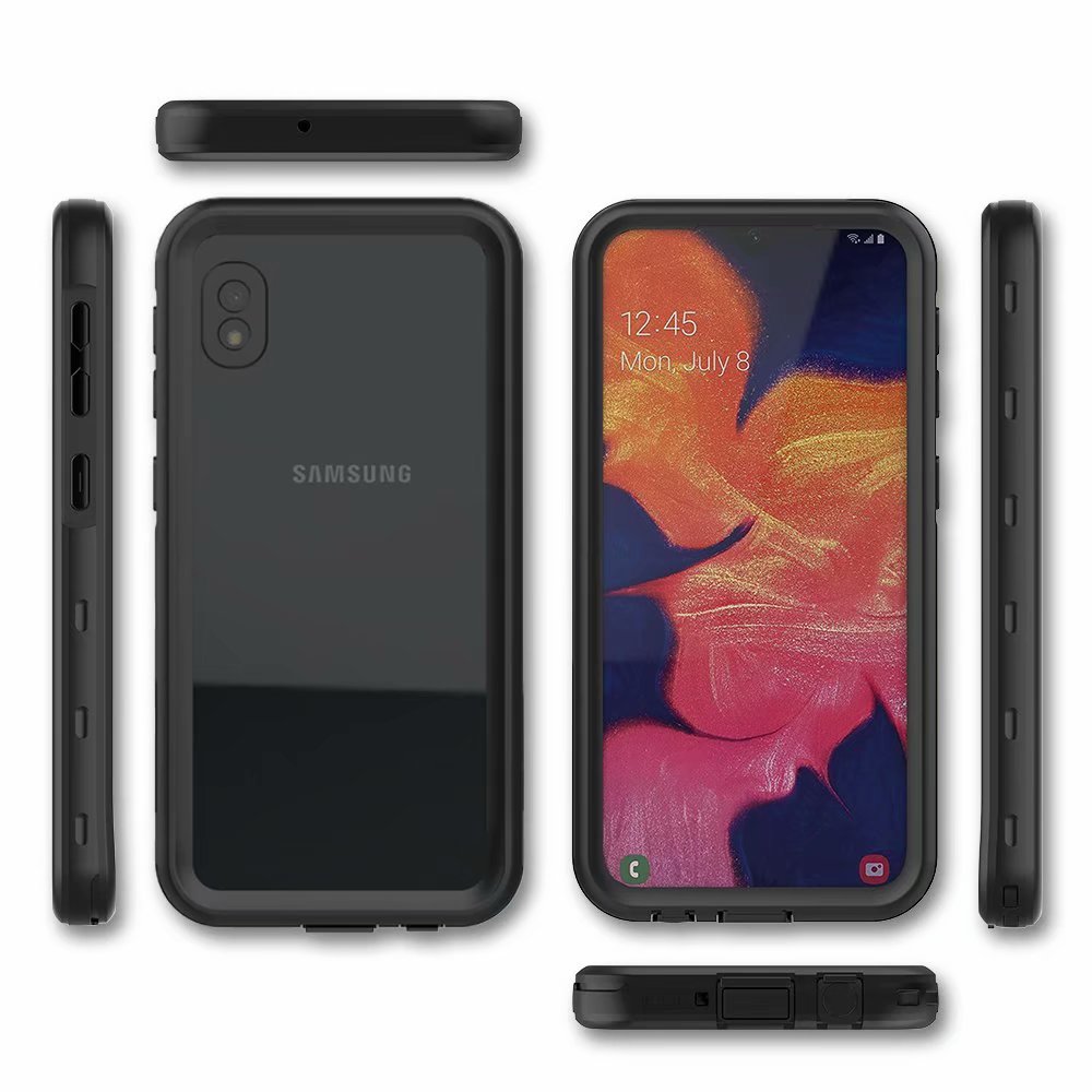 Samsung Galaxy A10e Case Waterproof IP68 Clear Full Protection Built-in Screen Protector