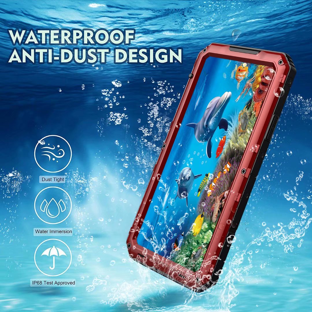 Apple iPhone 11 Pro Cover Waterproof Heavy Duty Full Protection Metal IP68 Certification