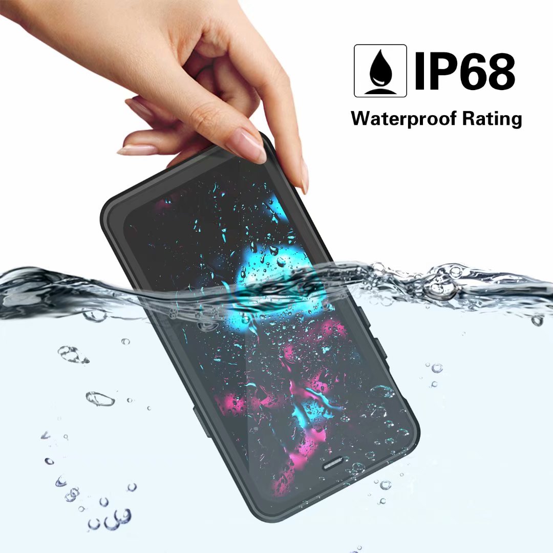 Apple iPhone 12 Case Waterproof Submerged Underwater 6.6ft Clear Full Body Protective