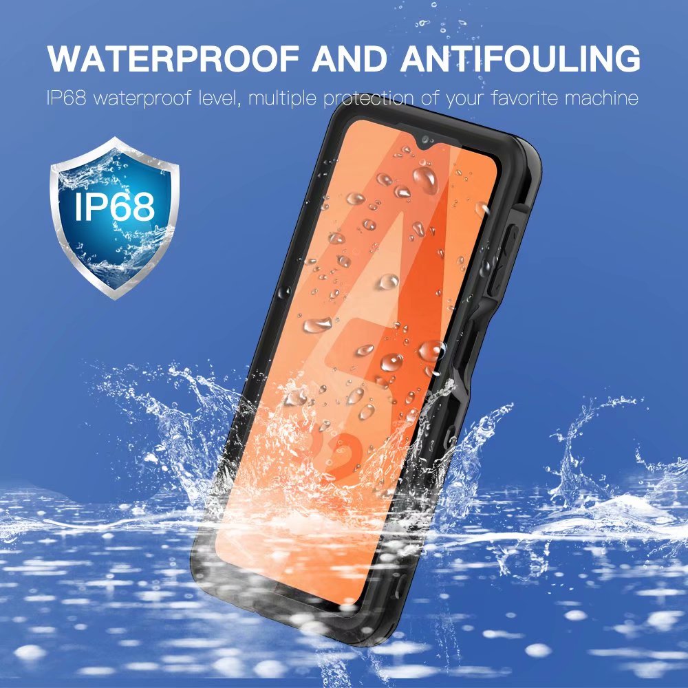 Samsung Galaxy M32 Case Waterproof 4 in 1 Clear IP68 Certification Full Protection