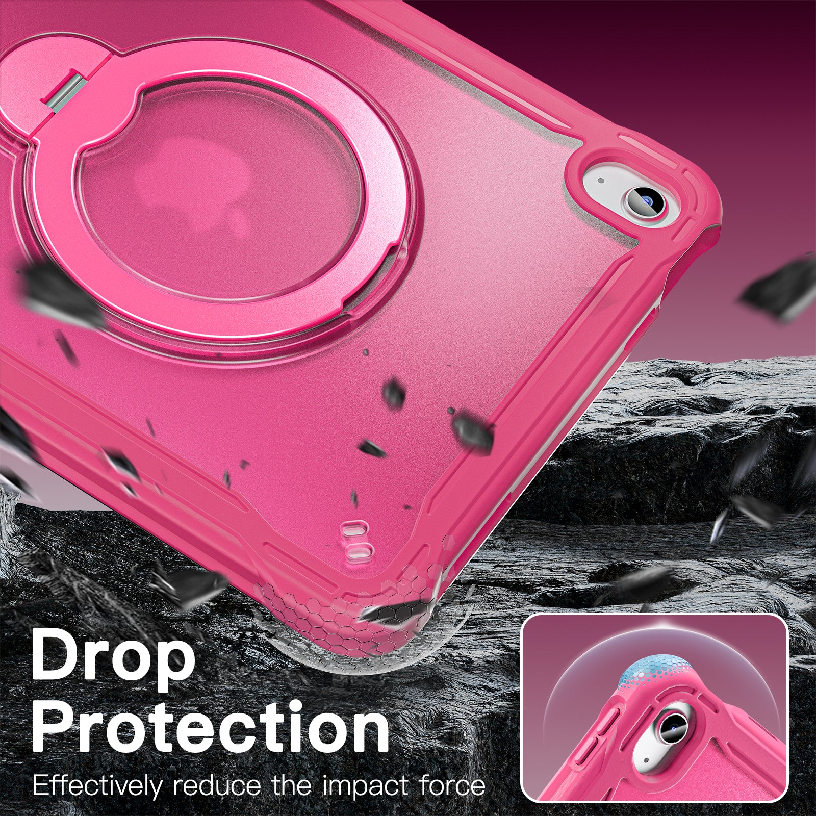 Dotted_Lightweight_iPad_11_TPU_PC_Back_Cover_Rotating_Stand_10