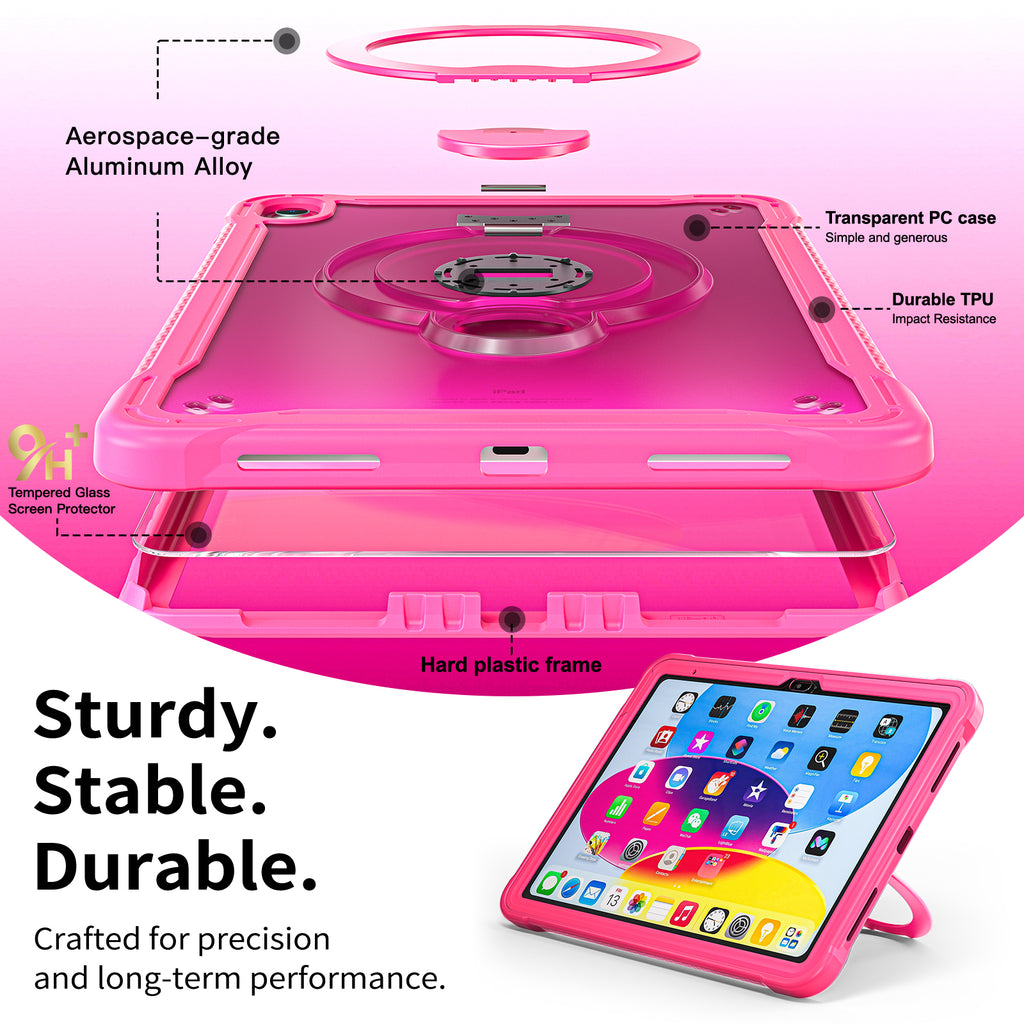 Dotted_Lightweight_iPad_11_TPU_PC_Back_Cover_Rotating_Stand_11