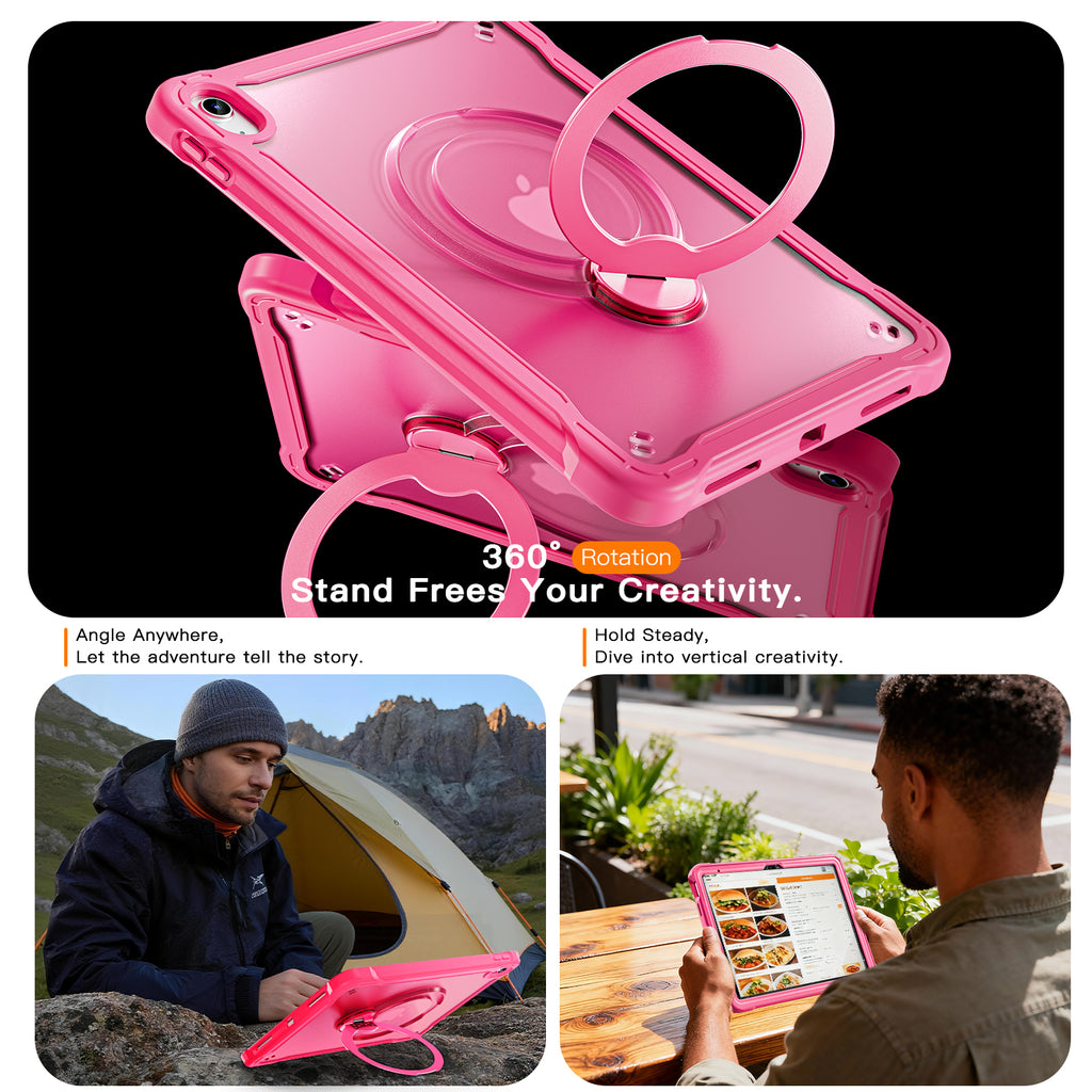 Dotted_Lightweight_iPad_11_TPU_PC_Back_Cover_Rotating_Stand_6