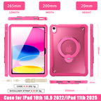 Dotted_Lightweight_iPad_11_TPU_PC_Back_Cover_Rotating_Stand_8