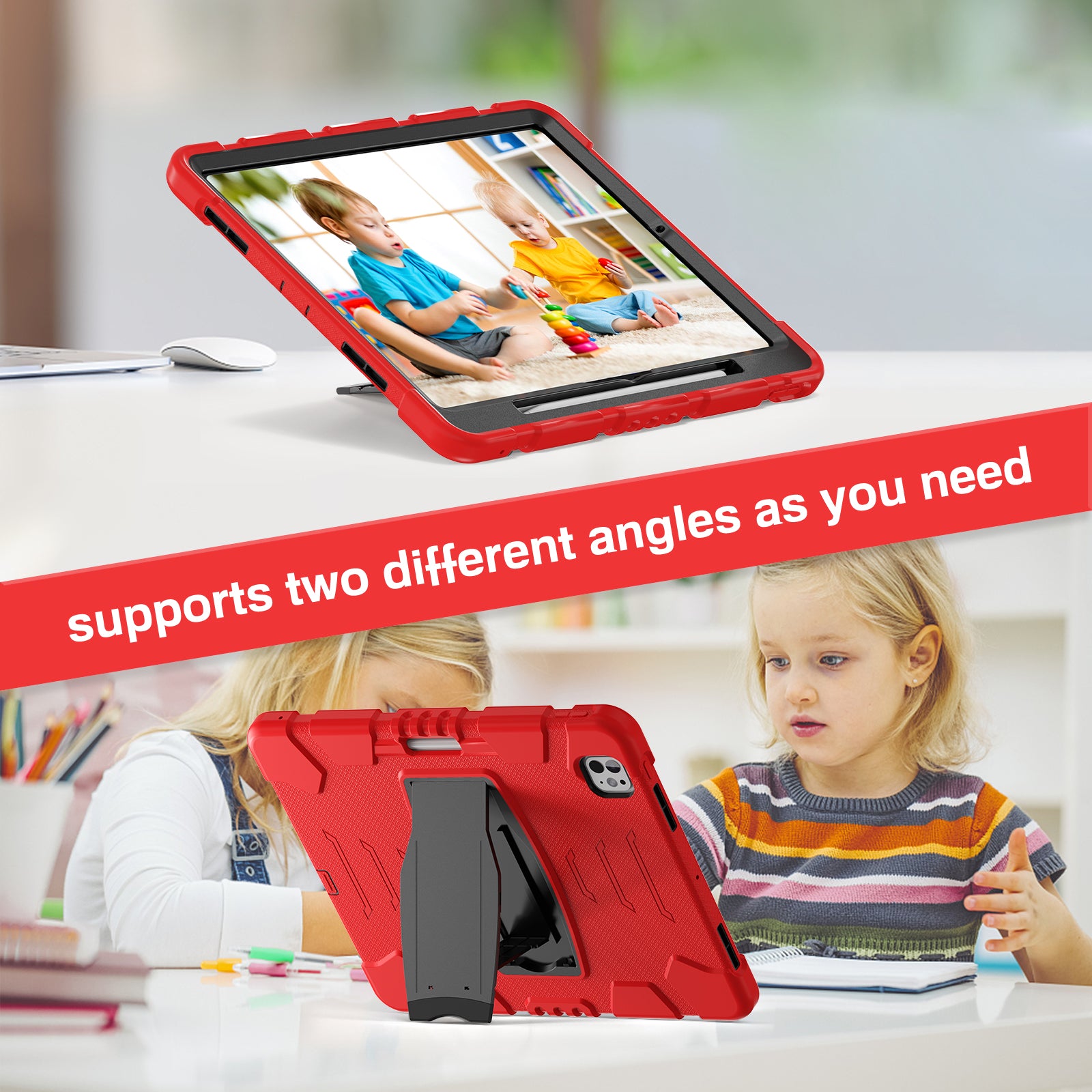 Gorilla_Multi-angle_View_Stand_iPad_Pro_13_2025_Shockproof_Case_5