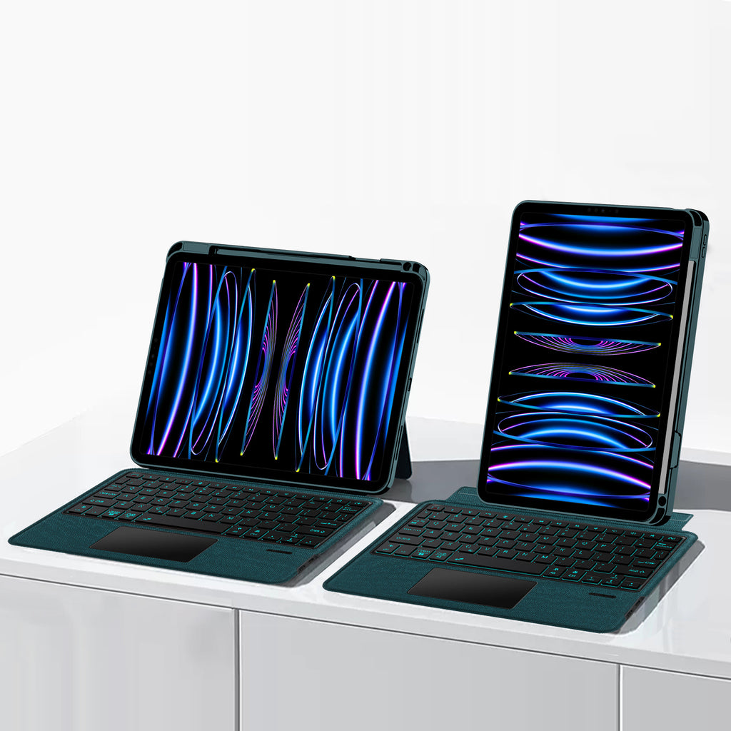 Intelligent Touch Stand iPad Pro 11 2021 Magic Keyboard Case Vertical and Horizontal Stand