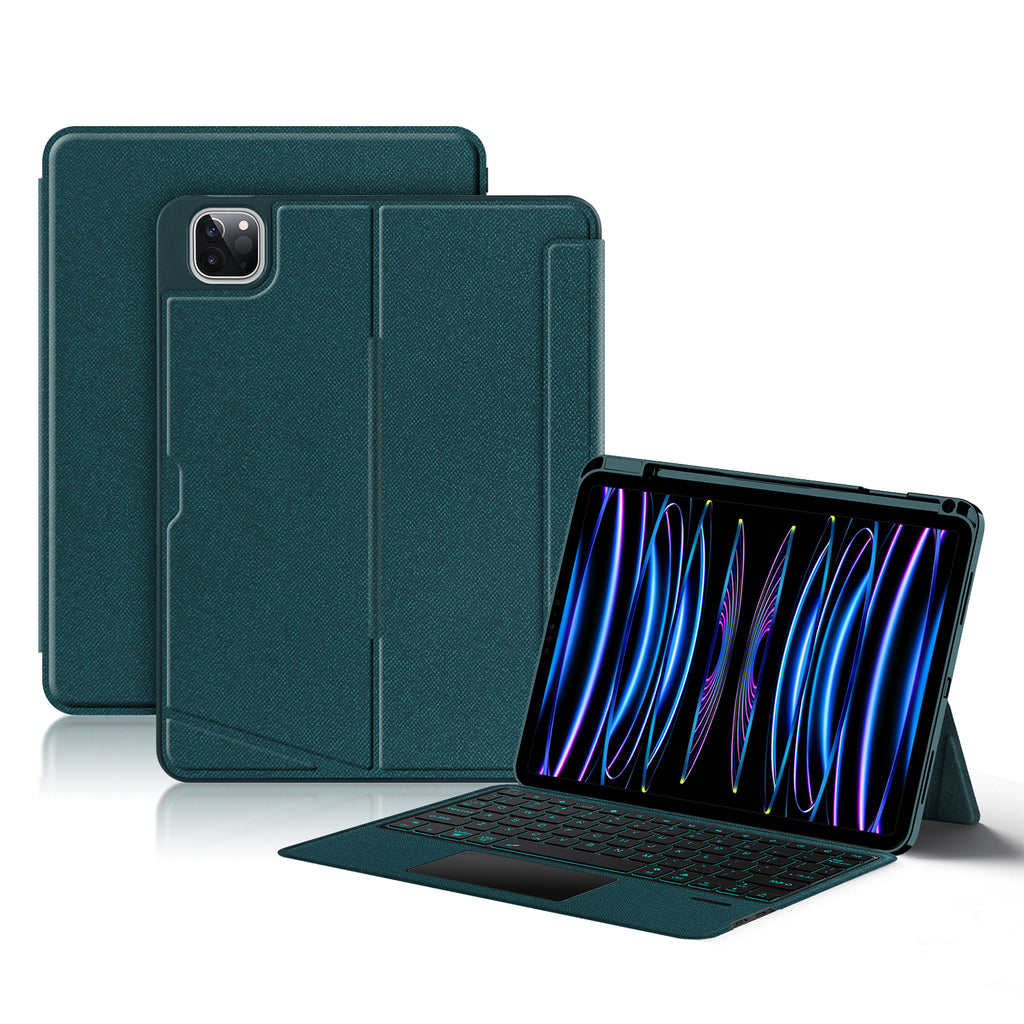 Intelligent Touch Stand iPad Pro 11 2021 Magic Keyboard Case Green Color