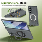 Ultramarinelife Matte Galaxy Z Fold8 Magnetic Ring Stand Case Anti-Fingerprint Multifunctional