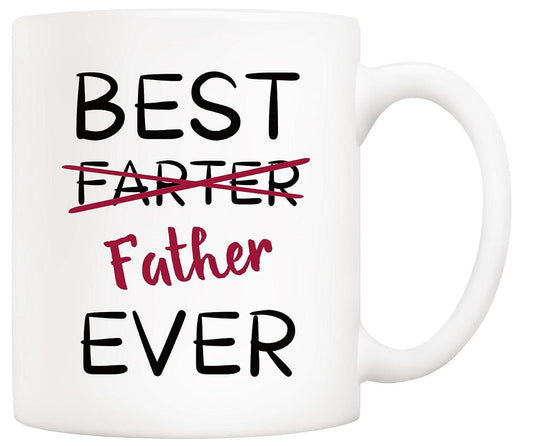 Best Father Ever Coffee Mug Fathers Day Christmas Gifts Dad Cup