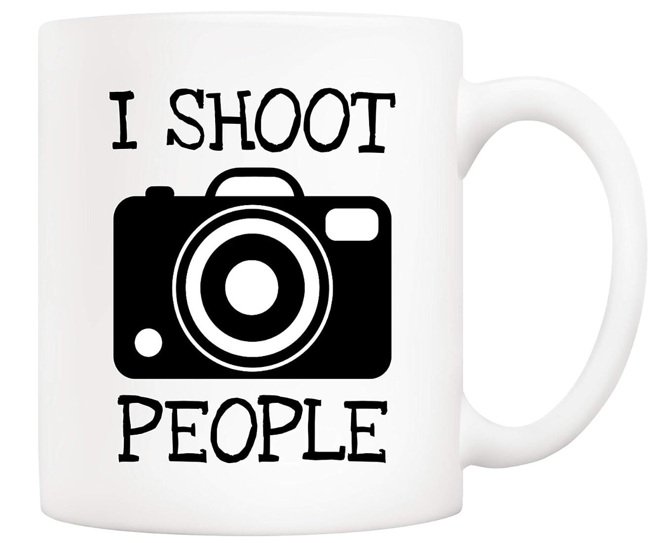 I Shoot People Photographer Coffee Mug Photography Lover Gift Cup