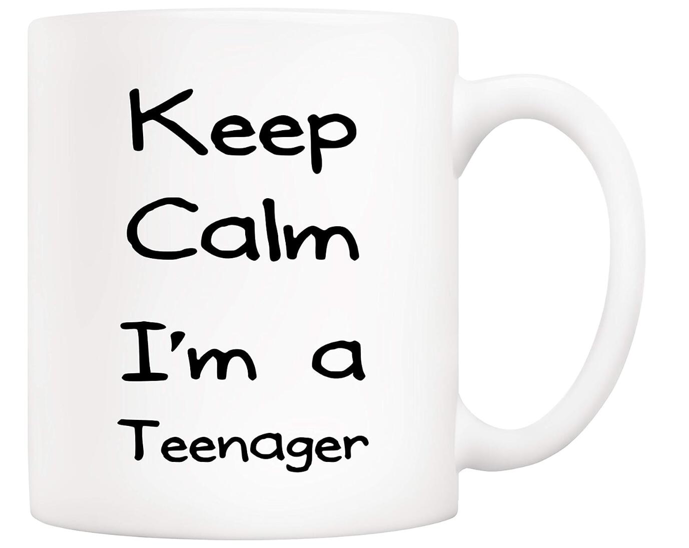Keep Calm I'm A Teenager Coffee Mug StudentsClassmate Gift Cup