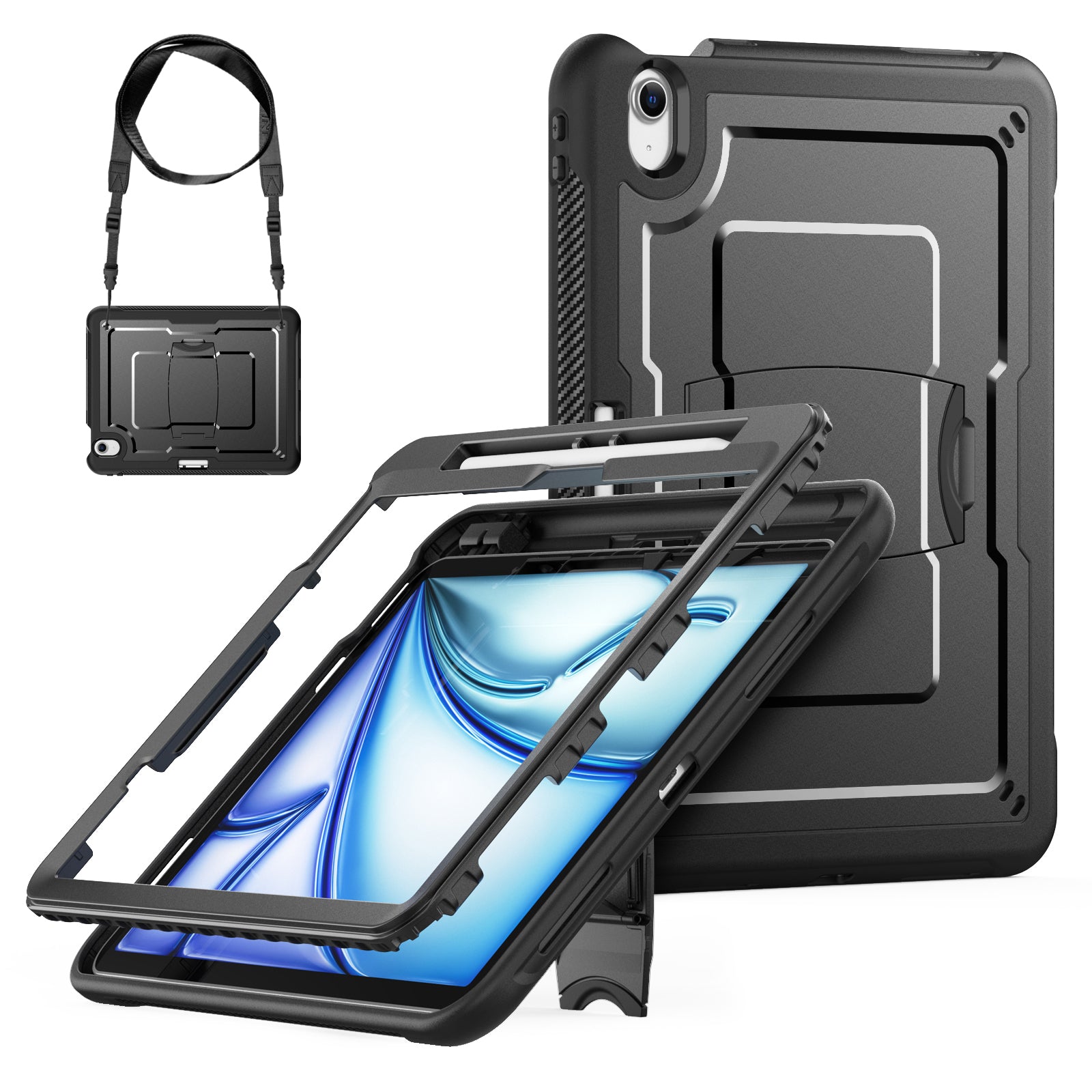 Shop_premium_iPad_Air_7_11_case_made_of_PC_and_TPU_MIL-STD_Drop_tested_built-in_stand_shoulder_strap_buit-in_pencil_holder_full_body_360_degree_protection_11