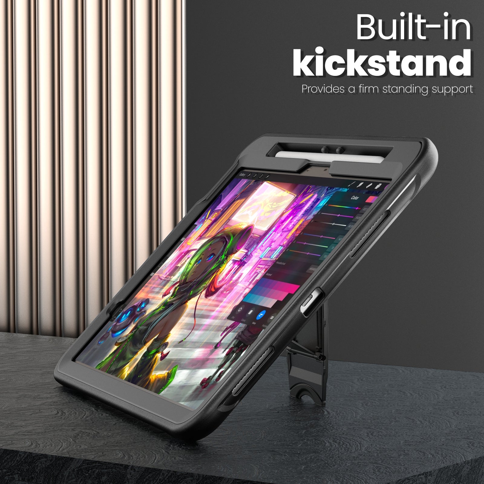 Shop_premium_iPad_Air_7_11_case_made_of_PC_and_TPU_MIL-STD_Drop_tested_built-in_stand_shoulder_strap_buit-in_pencil_holder_full_body_360_degree_protection_3