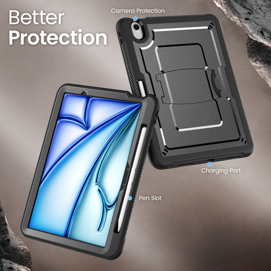 Shop_premium_iPad_Air_7_11_case_made_of_PC_and_TPU_MIL-STD_Drop_tested_built-in_stand_shoulder_strap_buit-in_pencil_holder_full_body_360_degree_protection_9