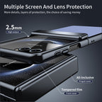 Ultramarinelife AG Frosted Galaxy Z Flip8 Case Vacuum Plating Anti-Fingerprint Screen and Lens Protection