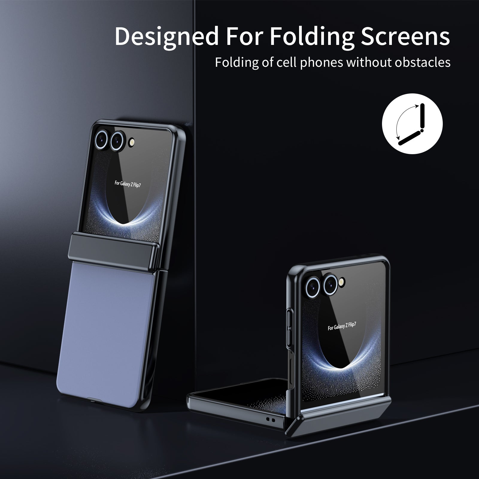 AG Frosted Galaxy Z Flip8 Case: Vacuum-plated matte PC cover with built-in front tempered glass—no film needed. Features all-inclusive hinged protection & auto-rebound springs for drop/shock resistance. Anti-smudge, fingerprint-proof, and scratch-resistant. Available in Sky Blue, Black, Red, Gold, Blue & Purple. Slim, rugged, and built to save your screen and hinge.