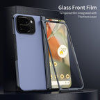 Ultramarinelife AG Frosted Google Pixel 10 Pro Fold Case Vacuum Plating Anti-Fingerprint Glass Front Film