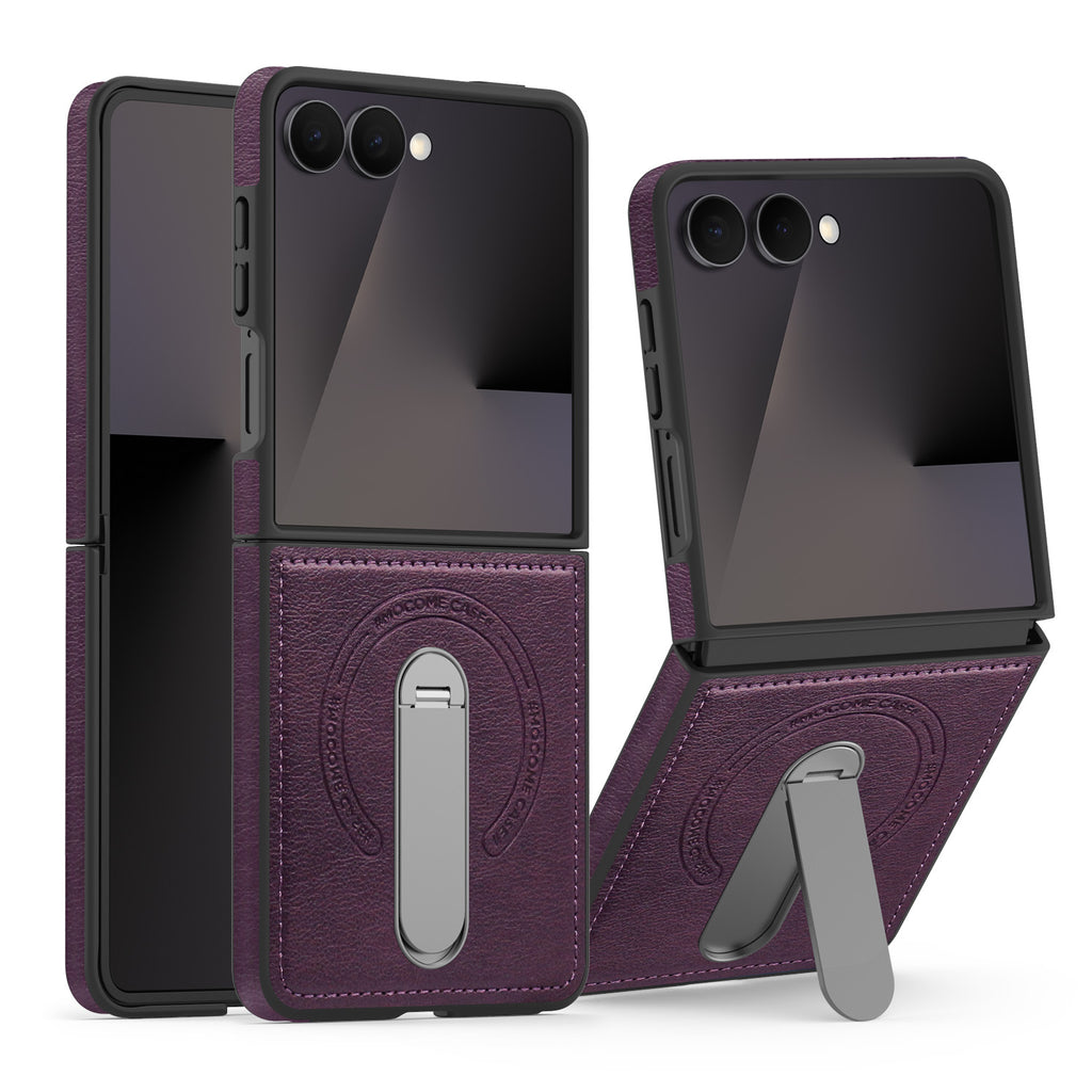 armor-shield-rotating-stand-magsafe-galaxy-z-flip7-leather-cover_4
