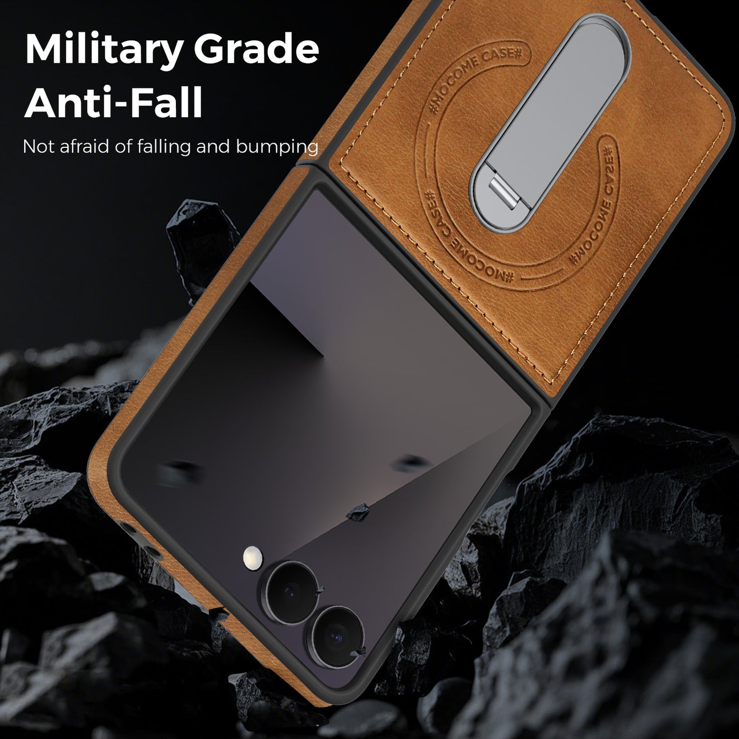 armor-shield-rotating-stand-magsafe-galaxy-z-flip7-leather-cover_9