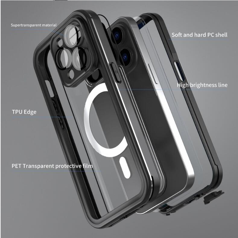 Apple iPhone 14 Pro Max Case Waterproof Burst Slim Magsafe