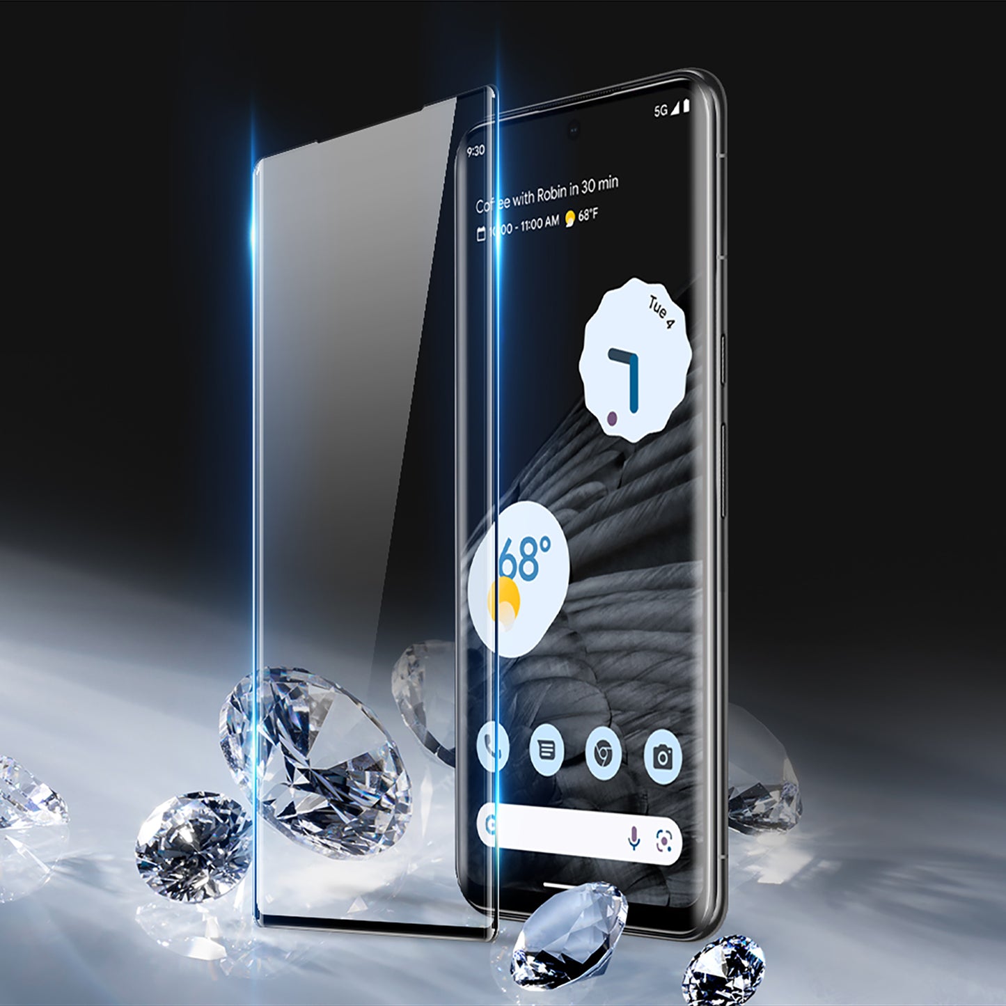 black-frame-clear-google-pixel-7-pro-tempered-glass-screen-protector_4