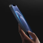 Black Frame Clear iPhone 13 Mini Tempered Glass Screen Protector
