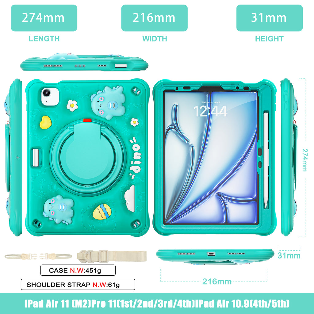 bubble-3d-dinosaur-360-handle-grip-ipad-air-6-11-shockproof-cover_2