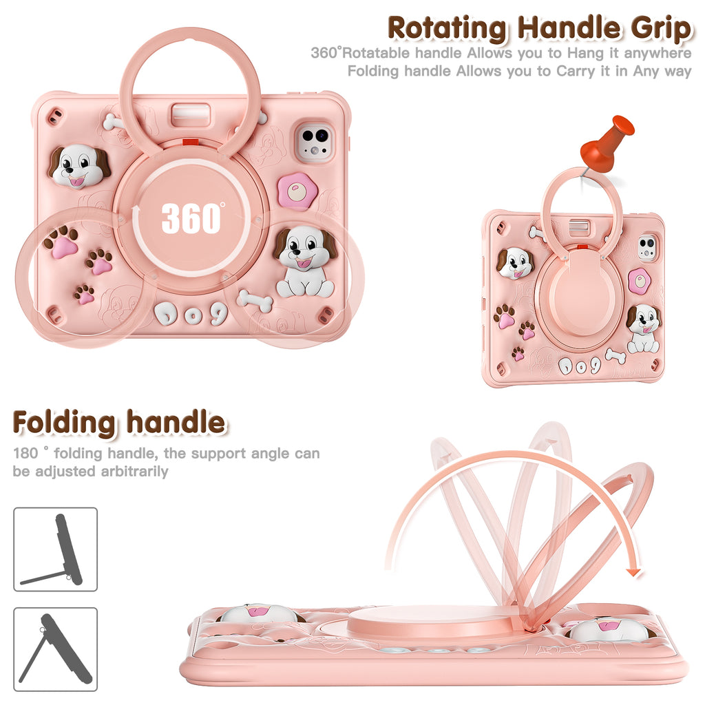 bubble-3d-dog-rotating-handle-grip-ipad-pro-11-2024-rugged-cover_2