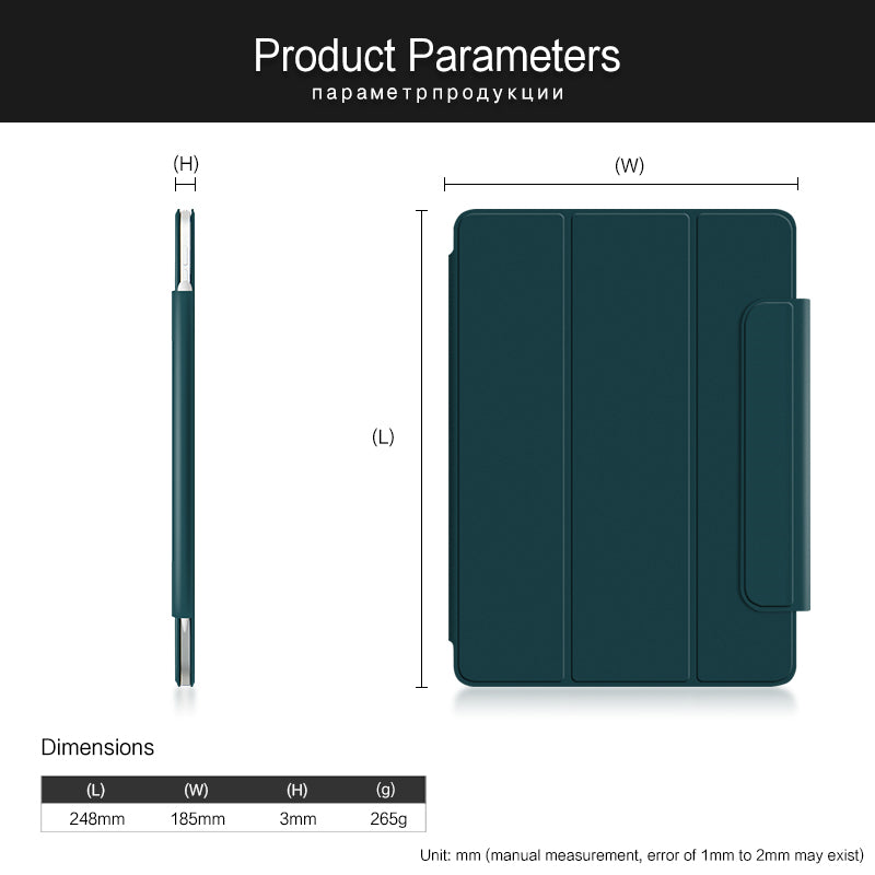 buckle-magnetic-leather-tri-fold-magnetic-ipad-pro-11-smart-case_4