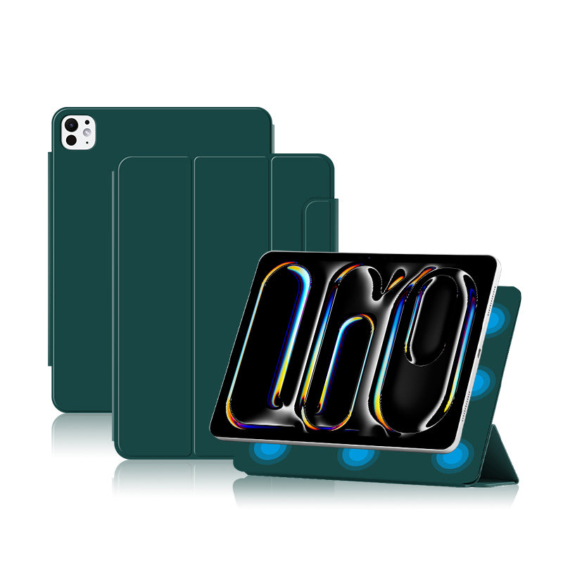buckle-magnetic-leather-tri-fold-magnetic-ipad-pro-13-2025-smart-case_11
