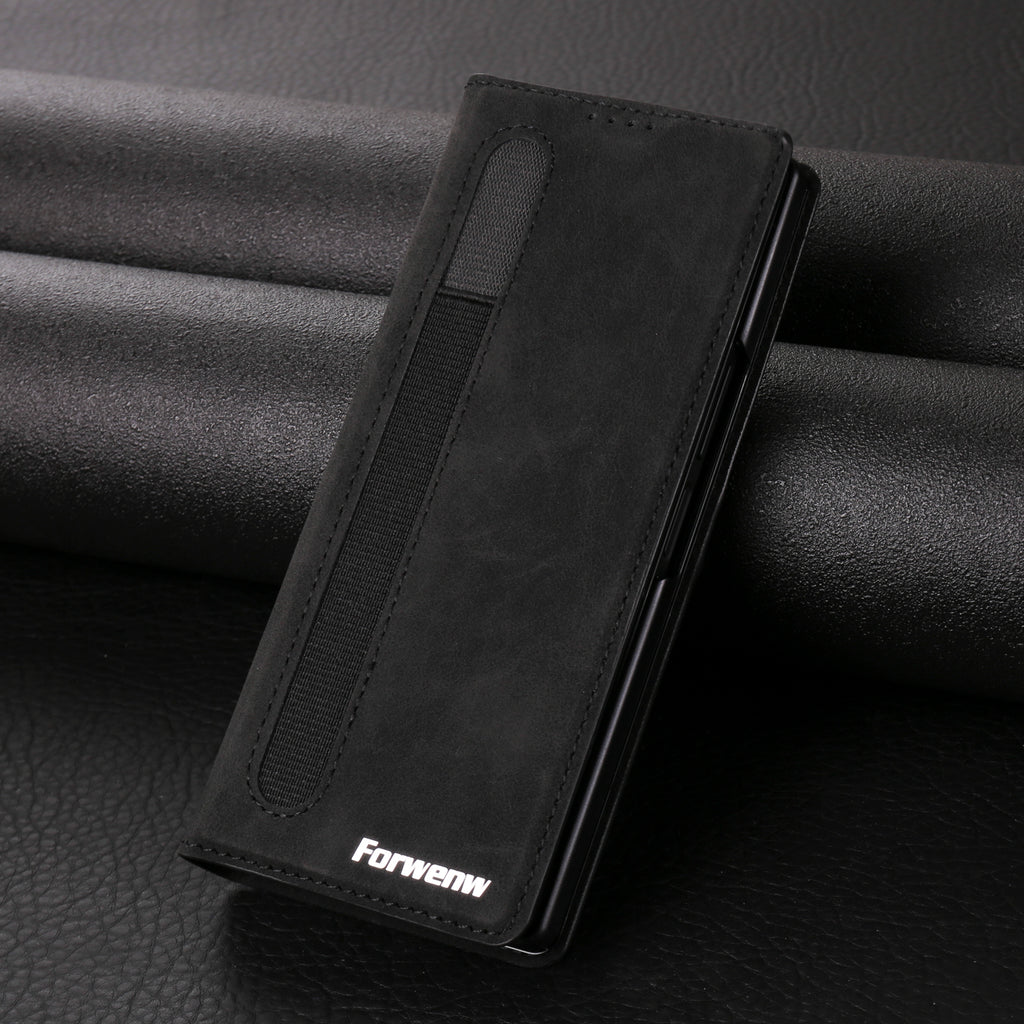 built-in-card-holder-stand-galaxy-z-fold6-leather-cover_8