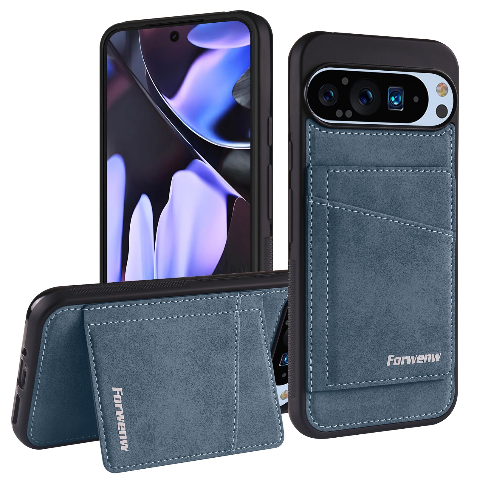 built-in-card-holder-stand-google-pixel-8-pro-leather-cover_16