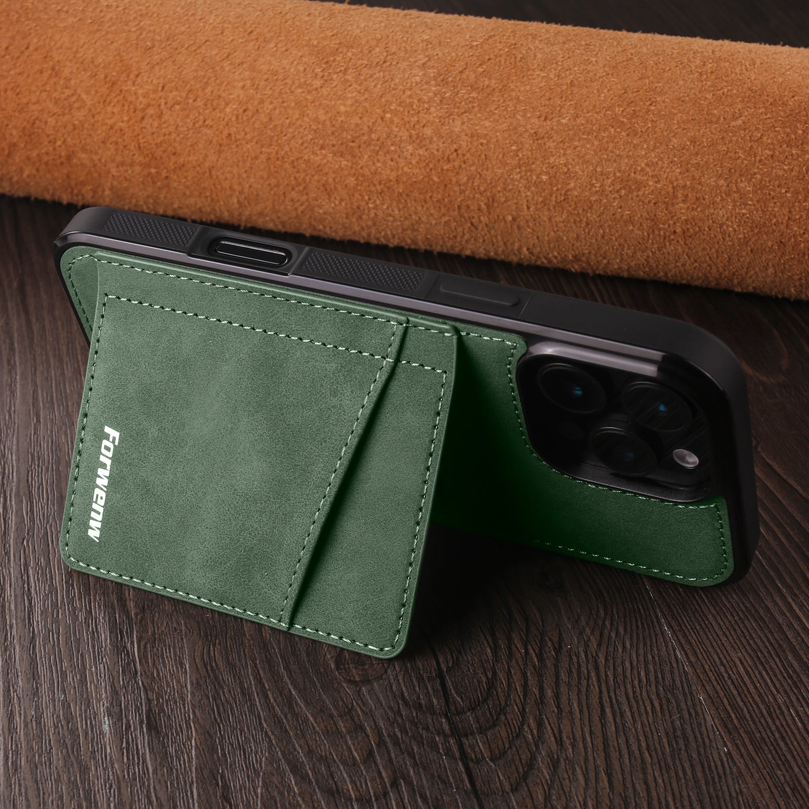 built-in-card-holder-stand-iphone-13-mini-leather-cover_11