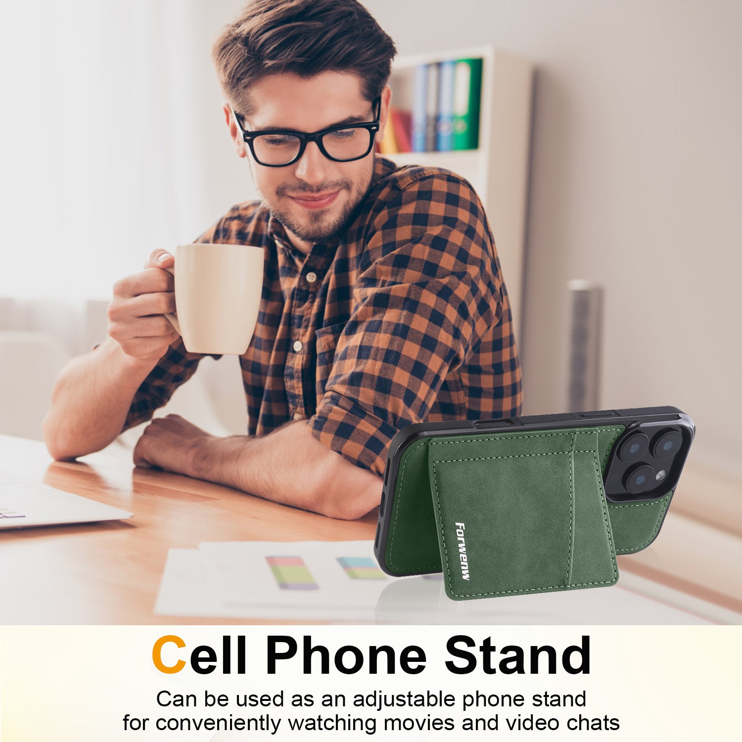 built-in-card-holder-stand-iphone-13-mini-leather-cover_5