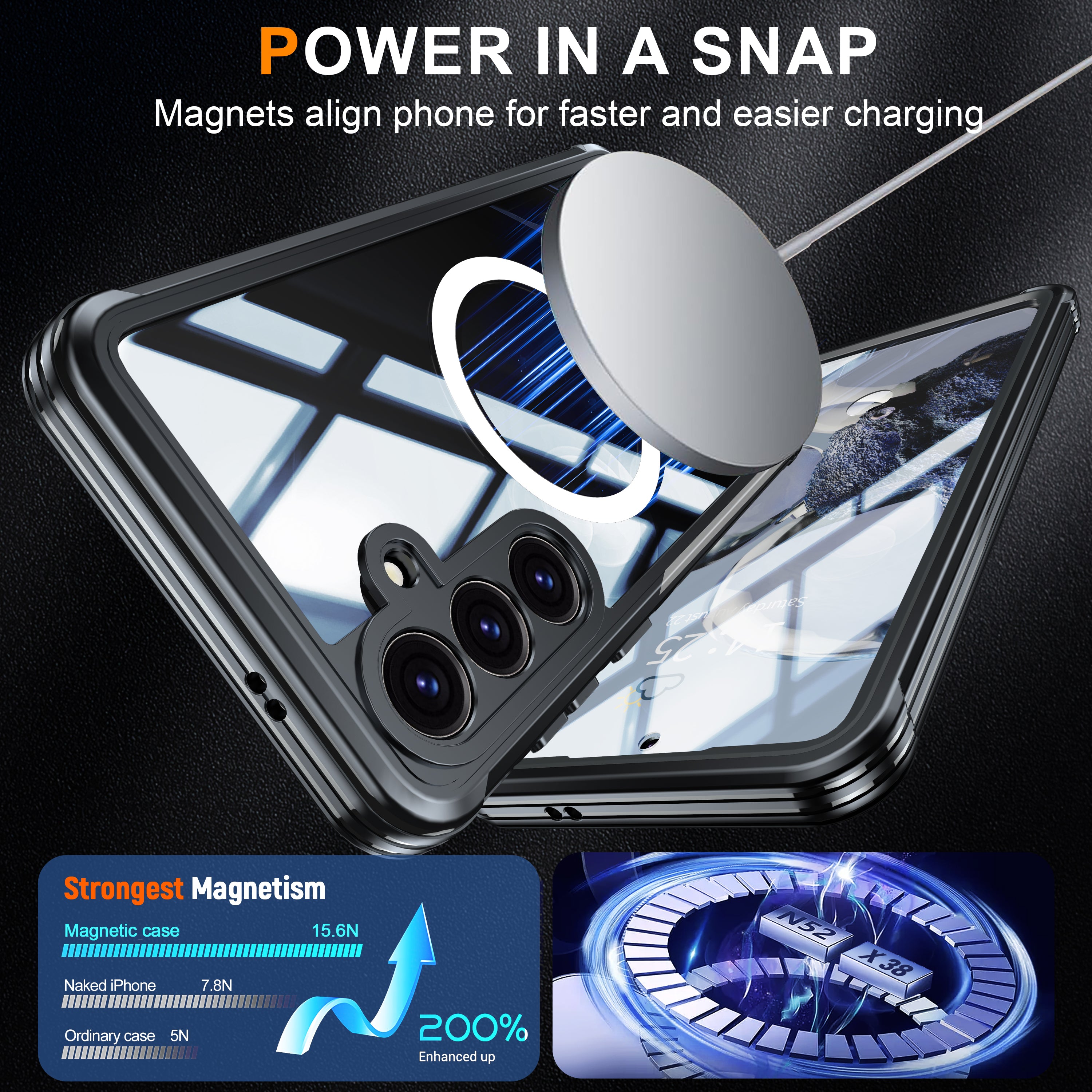 Built-in Guard Dual Protection Galaxy S25 Bumper Case
