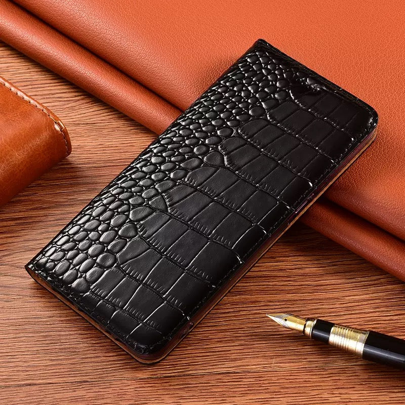 business-flip-crocodile-iphone-17-pro-genuine-leather-case-11