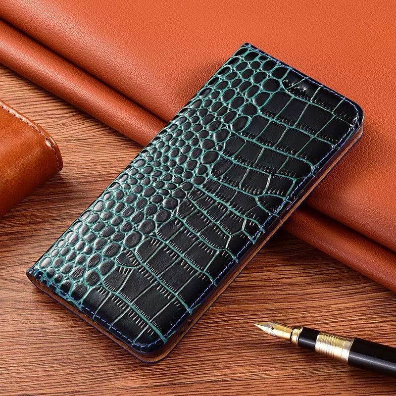 business-flip-crocodile-iphone-17-pro-genuine-leather-case-14