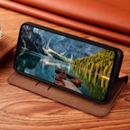 classical-wallet-pebble-iphone-17e-genuine-leather-case-2
