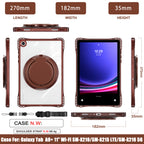 Clear Rotating Handle Grip Galaxy Tab A11 Plus Full Body Protection Cover