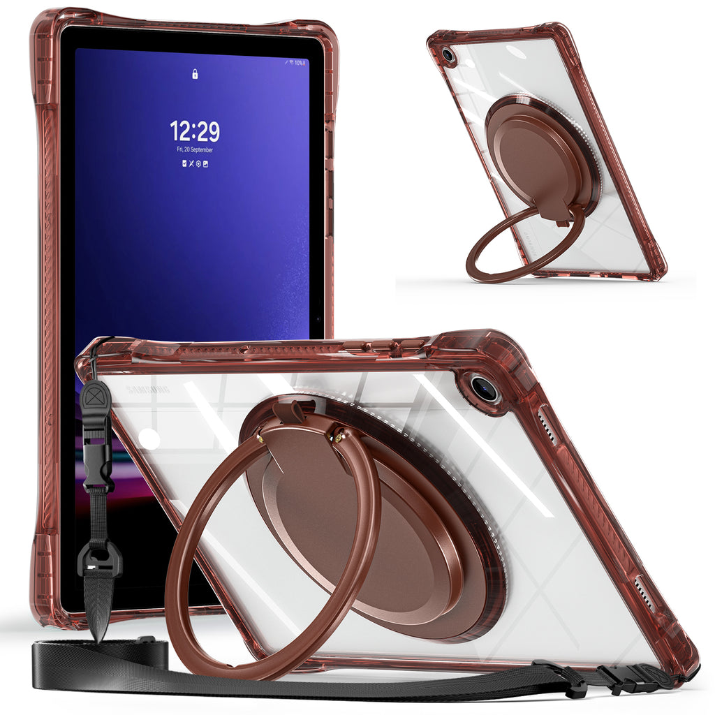 Clear Rotating Handle Grip Galaxy Tab A11 Plus Full Body Protection Cover