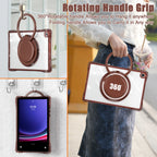 Clear Rotating Handle Grip Galaxy Tab A11 Plus Full Body Protection Cover
